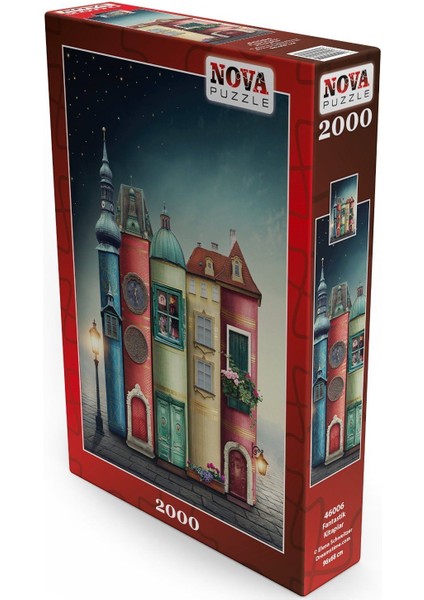 Nova Puzzle 2000 Parça Fantastik Kitaplar Puzzle