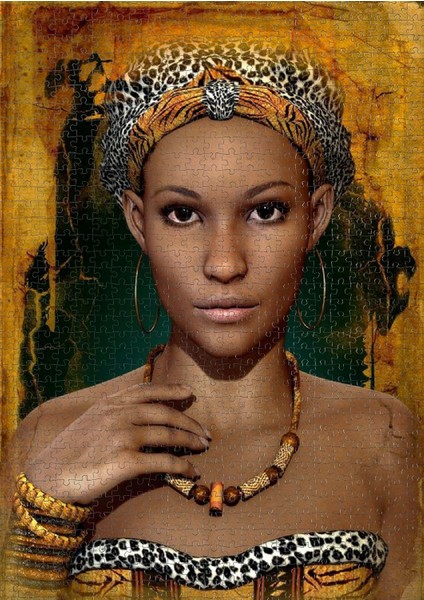 1000 Parça Afrikalı Kadın Puzzle