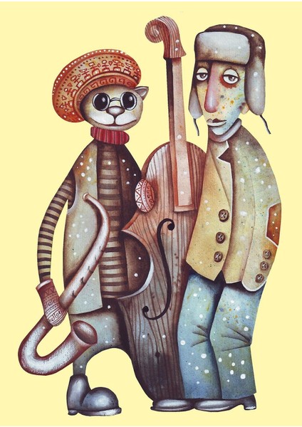 1000 Parça Jazz Grubu Puzzle - Eugene Ivanov