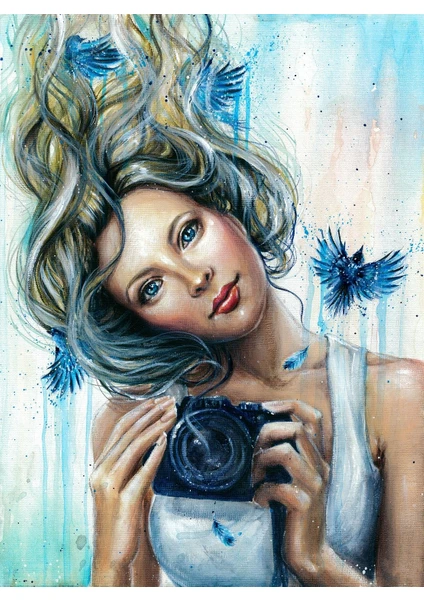 Nova Puzzle 1000 Parça Fotoğraf Çeken Kiz Puzzle - Tanya Shatseva