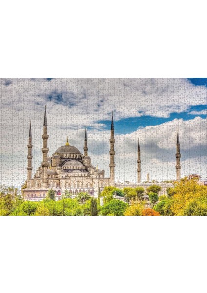 1000 Parça Sultanahmet Camii, İstanbul Puzzle - Nejdet Düzen