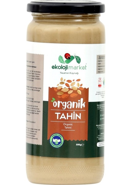 Organik Tahin 500 gr