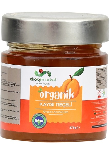 Organik Kayısı Reçeli 275 gr