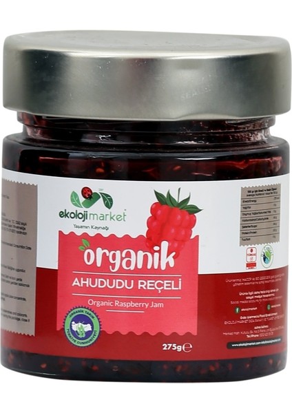 Ekoloji Market Organik Ahududu Reçeli 275 gr