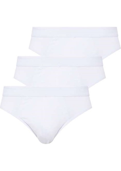 80177 Erkek 3'lü Slip-Beyaz fiyatları