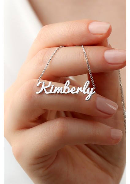 Gümüş Elyazılı Isim Kolye