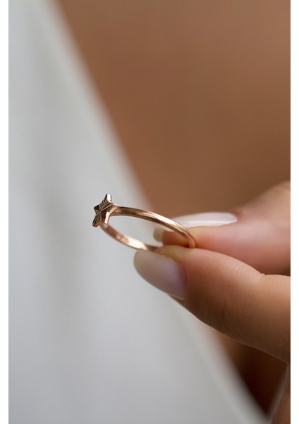 Gümüş Yıldız Yüzük modelleri