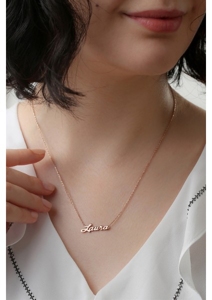 Gümüş Elyazılı Isim Kolye modelleri