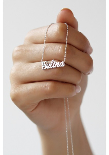 Gümüş El Yazılı Isim Kolye fiyatları