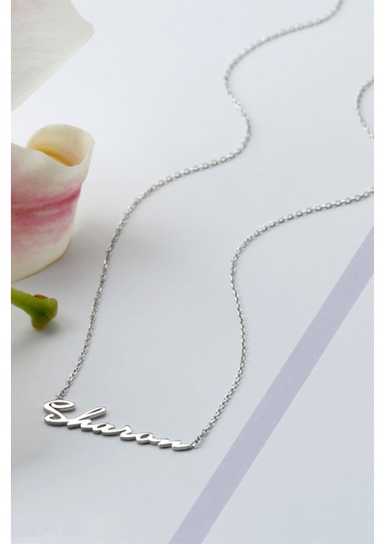 Gümüş Elyazılı Isim Kolye fiyatları