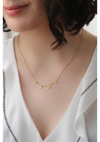 Gümüş Tarihli Sayı Kolye