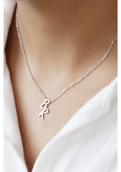 Gümüş Harf Kolye fiyatları