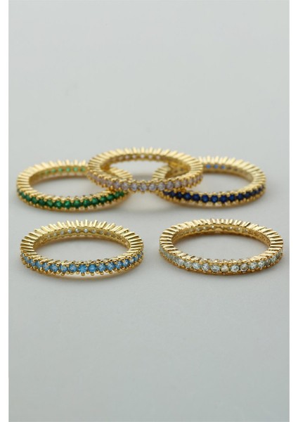 Gümüş Yeşil Taşlı Tamtur Yüzük fırsatları