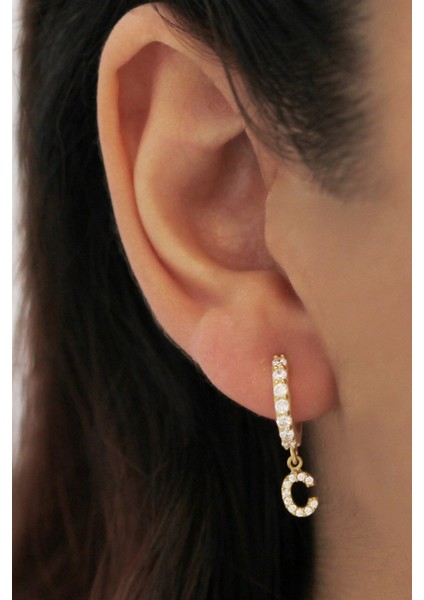 Gümüş Harf Küpe fiyatları