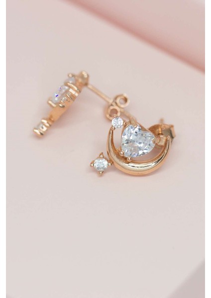 Gümüş Kalpli Ay Küpe fiyatları