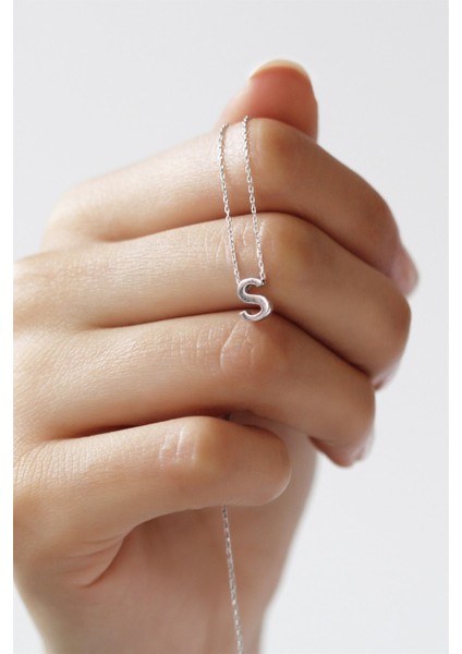 Gümüş Harf Kolye fiyatları