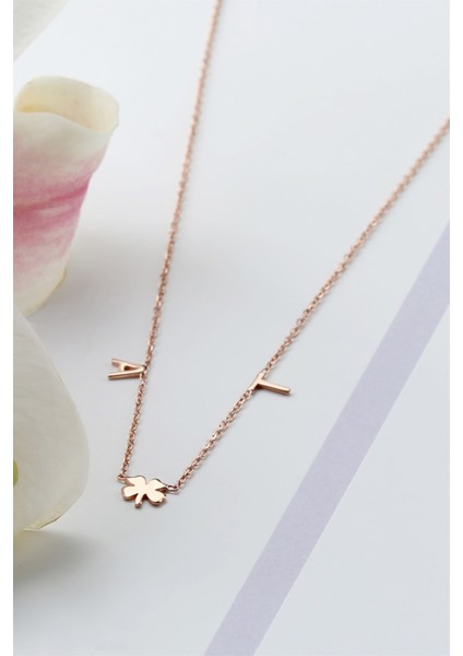 Gümüş Yoncalı Harf Kolye fiyatları