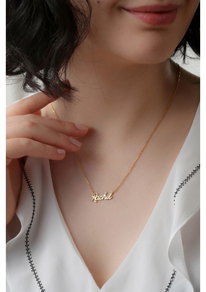 Gümüş Isim Kolye modelleri