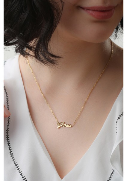 Gümüş Elyazılı Isim Kolye modelleri