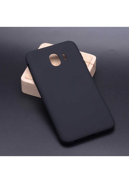 - Samsung Galaxy J4 - Kılıf Mat Soft Premier Silikon Kapak - Siyah - T5148