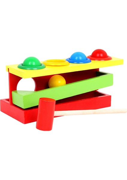 Çok Renkli Ahşap Çekiç Topu Erken Eğitici Oyuncak Yendi (Yurt Dışından) fiyatları