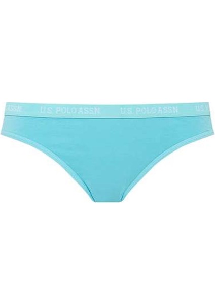 U.S. Polo Assn. U.s Polo Assn. 66119 Kadın 3 Lü Slip-Mint&beyaz&gri