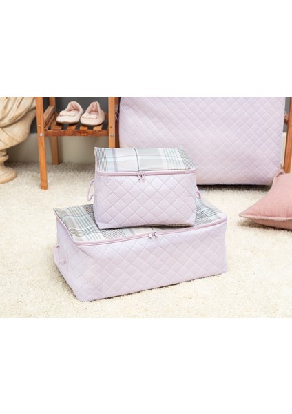 Luisa Kapitoneli Baskılı Hurç - Pudra