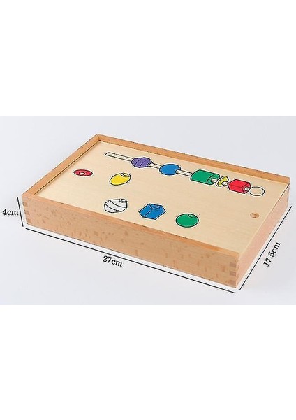 Ahşap Geometrik Renk Eğitici Oyuncak Bloklar (Yurt Dışından) fiyatları