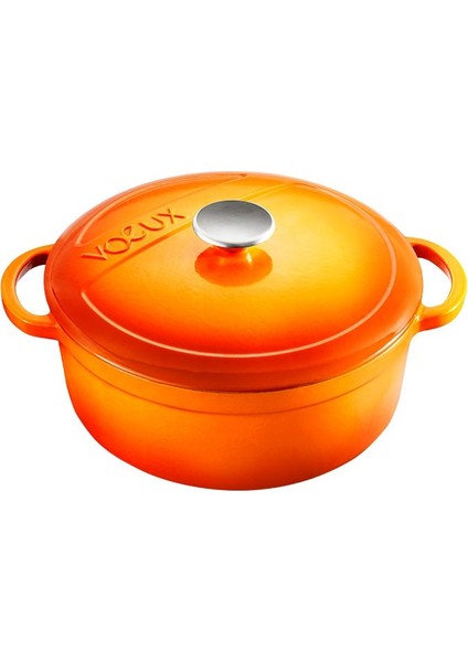 Amusant Derin Döküm Tencere 24 cm Turuncu