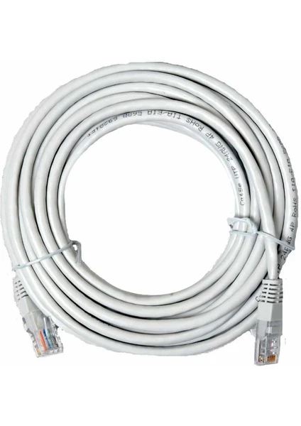 Ata Elektronik 20MT 20 Metre +Tv Plus Fiber Adsl Modem Bilgisayar Arası Ethernet Internet Kablosu Ağ Network Cat5