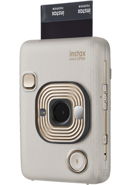 Instax Mini Liplay Hybrid Beige Gold Fotoğraf Makinesi Çantalı Hediye Seti 3 indirimleri