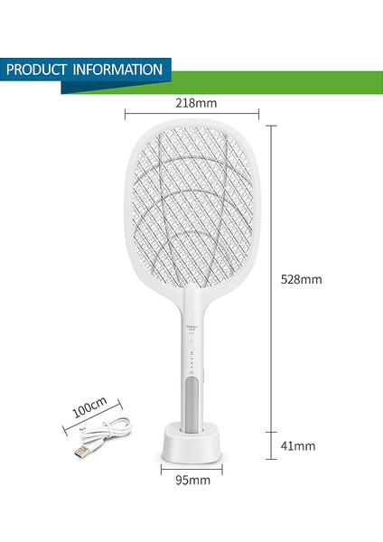 USB Şarj Edilebilir LED Sivrisinek Kovucu - Beyaz (Yurt Dışından) fırsatları