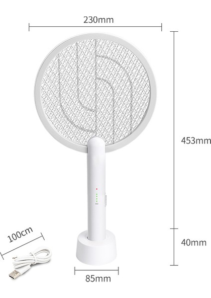 Raket Şeklinde Sivrisinek Kovucu - Beyaz (Yurt Dışından) fırsatları