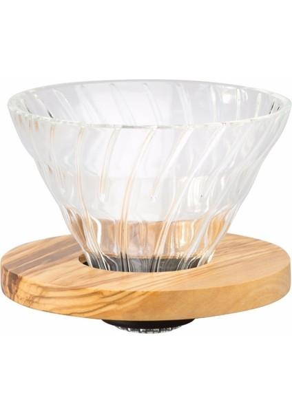 V60 02 Cam Dripper Olive Wood