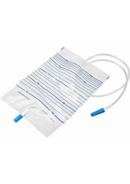 DM01 Steril Idrar Torbası Düz Musluklu 2000ML 10 Lu