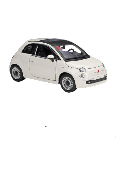 1:24 Bburago 2007 Fiat 500 Abarth Alaşım Model Araba