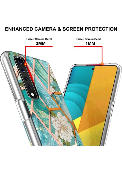 Lg Stylo 7 4g Için Mermer Desenli Yumuşak Tpu Kordonlu Darbeye Dayanıklı Kılıf (Yurt Dışından) indirimleri