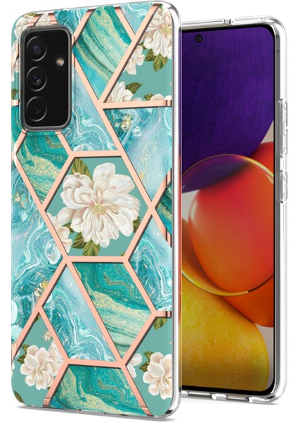 Samsung Galaxy Quantum 2 Için Mermer Desenli Ince Yumuşak Tpu Darbeye Dayanıklı Kılıf (Yurt Dışından)