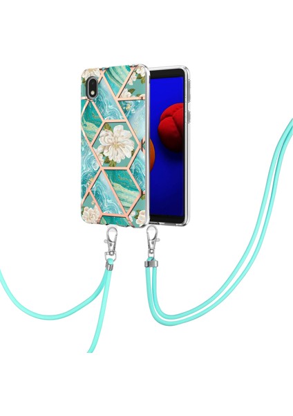 Samsung Galaxy A01 Core Için Mermer Desenli Yumuşak Tpu Kordonlu Darbeye Dayanıklı Kılıf (Yurt Dışından) fiyatları