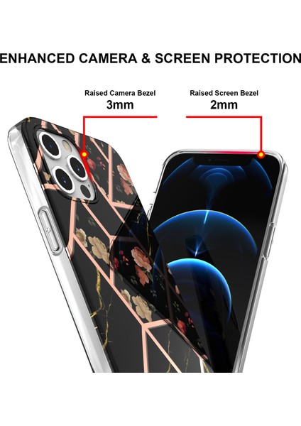 Apple iPhone 12 Pro Için Mermer Desenli Ince Yumuşak Tpu Darbeye Dayanıklı Kılıf (Yurt Dışından) fırsatları