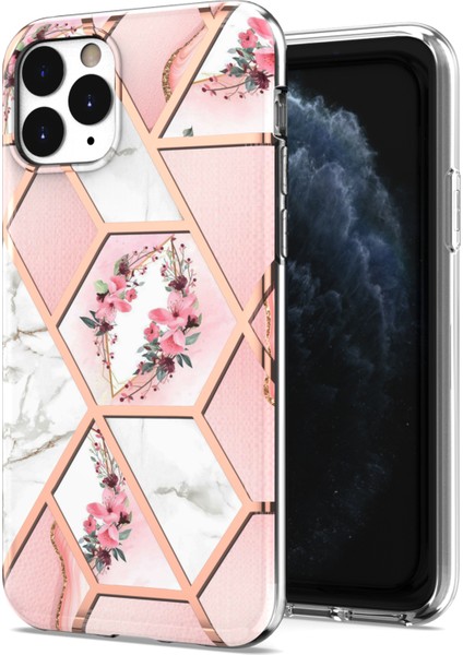 Apple iPhone 11 Pro Için Mermer Desenli Ince Yumuşak Tpu Darbeye Dayanıklı Kılıf (Yurt Dışından)