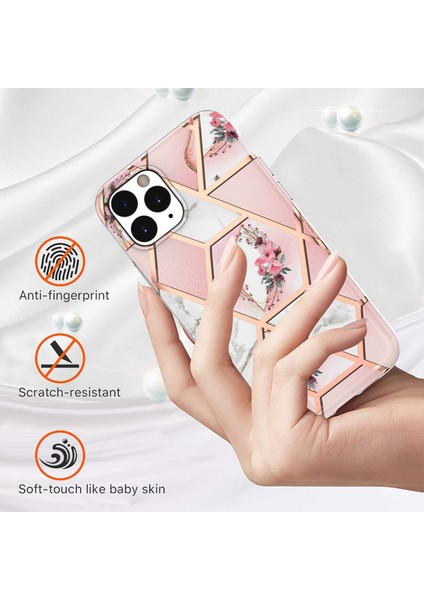 Apple iPhone 11 Pro Için Mermer Desenli Ince Yumuşak Tpu Darbeye Dayanıklı Kılıf (Yurt Dışından)