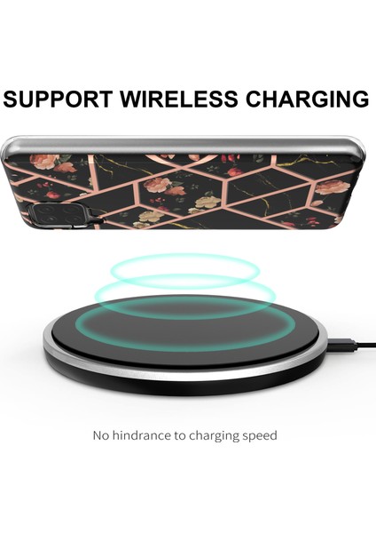 Samsung Galaxy A12 Için Mermer Desenli Yumuşak Tpu Kordonlu Darbeye Dayanıklı Kılıf (Yurt Dışından) fiyatları