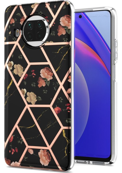 Xiaomi Mi 10T Lite 5g Için Mermer Desenli Ince Yumuşak Tpu Darbeye Dayanıklı Kılıf (Yurt Dışından)