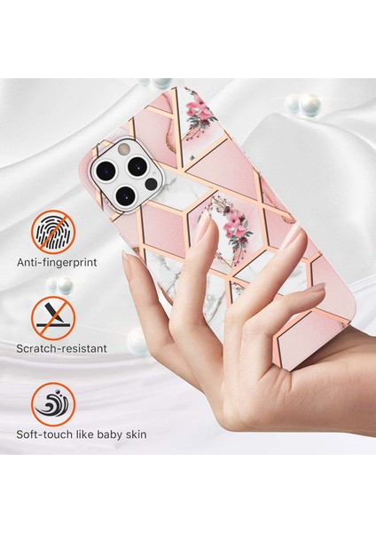 Apple iPhone 12 Pro Max Için Mermer Desenli Ince Yumuşak Tpu Darbeye Dayanıklı Kılıf (Yurt Dışından) fiyatları