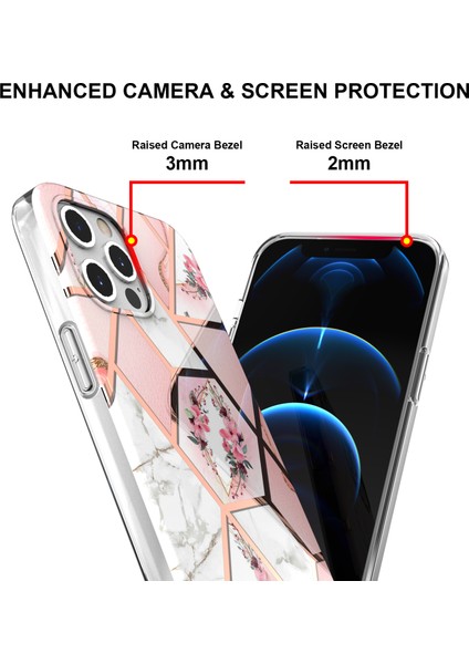 Apple iPhone 12 Pro Max Için Mermer Desenli Ince Yumuşak Tpu Darbeye Dayanıklı Kılıf (Yurt Dışından) fırsatları