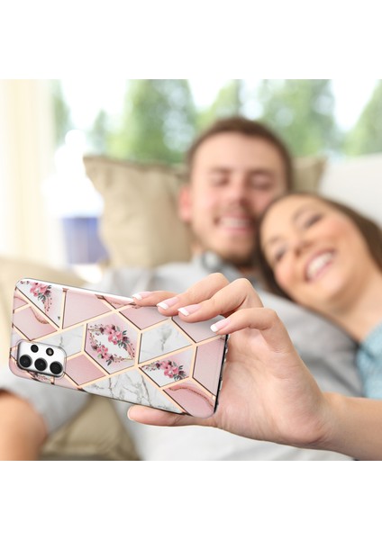Samsung Galaxy A32 5g Için Mermer Desenli Ince Yumuşak Tpu Darbeye Dayanıklı Kılıf (Yurt Dışından)