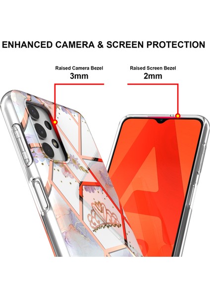 Samsung Galaxy A32 5g Için Mermer Desenli Ince Yumuşak Tpu Darbeye Dayanıklı Kılıf (Yurt Dışından) fırsatları