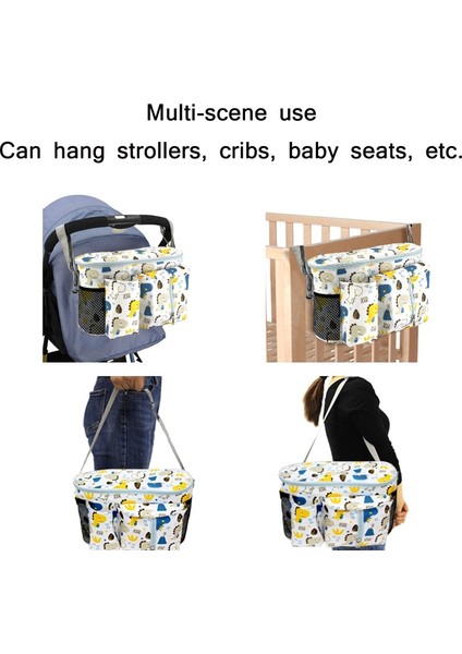 Çok Fonksiyonlu Bebek Arabası Saklama Çantası Sarı (Yurt Dışından) modelleri