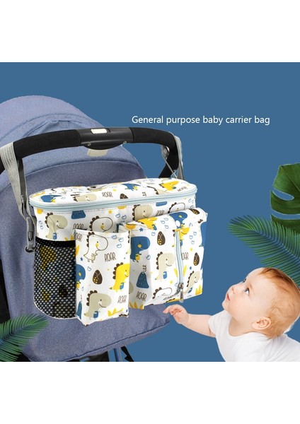 Çok Fonksiyonlu Bebek Arabası Saklama Çantası Sarı (Yurt Dışından) indirimleri